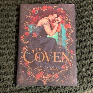 The Coven Book with stenciled edges